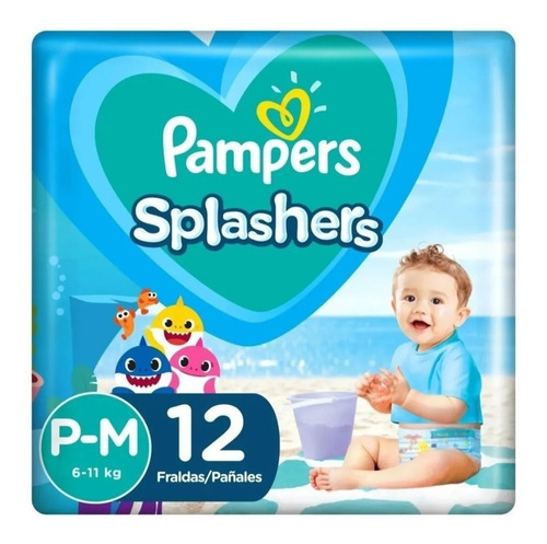 Pañales Pampers Splashers Para El Agua 