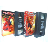 El Hombre Araña 1 Y 2 Vhs, Pack De Películas Originales