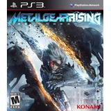 Jogo Metal Gear Rising Revengeance Ps3 Ntsc-u