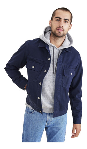 Chaqueta Hombre Trucker Regular Fit Azul Dockers