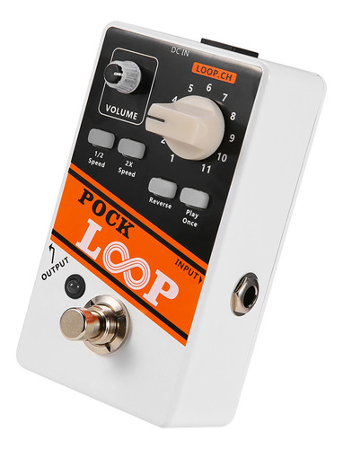 Pedal De Efectos De Guitarra Pock Loop Looper 11 Loopers Max