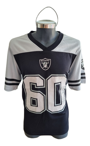 Playera Tipo Jersey Raiders Retro