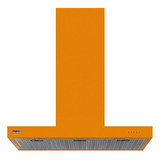 Extractor Purificador De Cocina Maraldi Slim Ac. Inox. Isla 600mm X 60mm X 600mm Naranja 220v