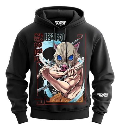 Sudadera Anime Inosuke Hashibira Demon Slayer