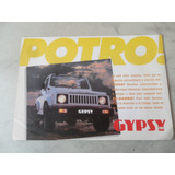 Folleto Gypsy 4wd Folleto Jeep Maruti No Manual Antiguo