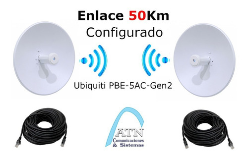 Traslado De Internet, Enlace Conexion Punto A Ubiquiti, 50km