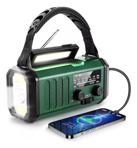 Rádio Crank Radio Emergency Solar Weather Radio 10000mah