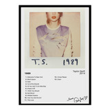 Quadro Decorativo Taylor Swift Álbum Midnights Red 1989