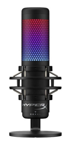 Micrófono Hyperx Quadcast S Condensador Multipatrón Rgb
