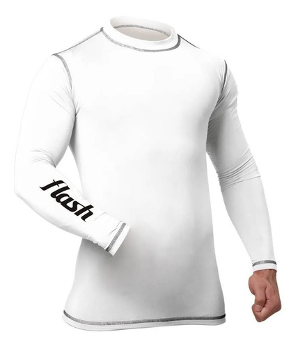 Remera Rashguard Termica Marca Flash , Judo Jiujtsu, Rugby!