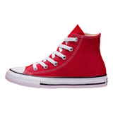 Tenis Converse Rojo Chuck Taylor Hi Lona Mod. M9621