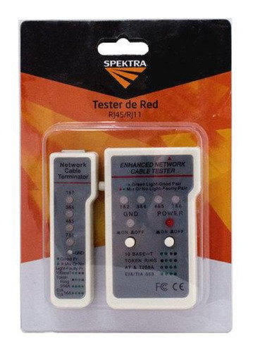 Tester Red Rj45 / Rj11 Spektra- Boleta