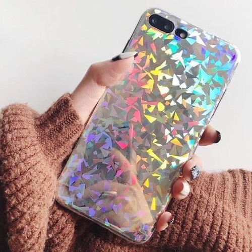 Funda Tornasol Para iPhone Galaxy Brillos Glitter Diamantes