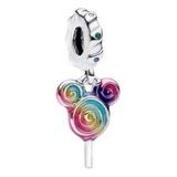 Charm Pandora Lollipop Mickey Caramelo Paleta Disney Plata 