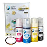 Kit 4 Tintas Sublimación Papel Cinta Color Make Ecofit