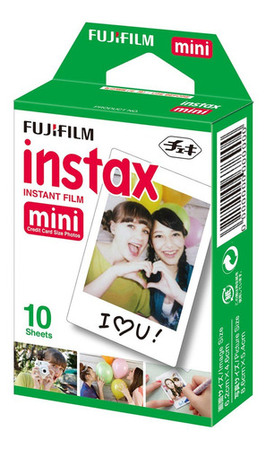 Filme Instax Mini 10 Fotos Tradicional Fujifilm Borda Branca