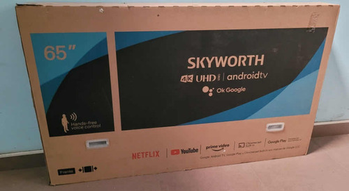 Tv Skyworth 65 Con Pantalla Rota.