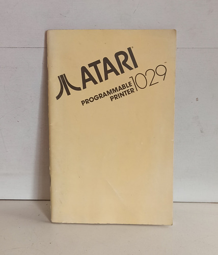 Manual Atari 1029 - Programmable Printer - En Inglés