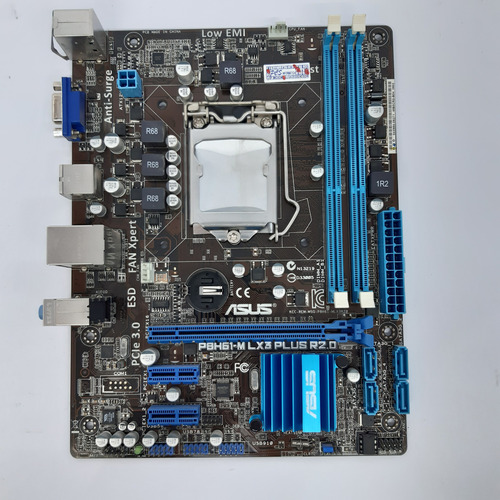 Placa Mãe Asus 1155 H61 P8h61-m Lx3 Plus R2.0 - Defeito 