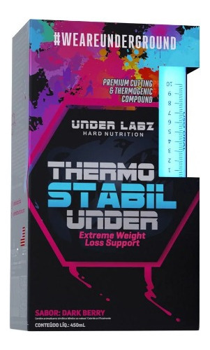 Thermo Stabil Under 450ml Termogênico Dark Berry- Under Labz