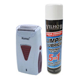 Afeitadora Kemei 3382 + Lubricante Spray 5 En 1 Yilho