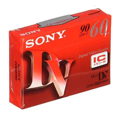 Fita Mini Dv Sony Dvm-60r3 - Caixa Com 05 Unidades