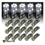 Fits 20x T10 10-smd Canbus Led Light Bulbs Lamps White 2 Kg1