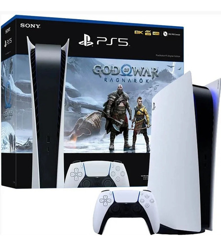 Playstation 5 825gb God Of War Ragnarok - Digital Edicion 8k