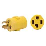 Adaptador De Enchufe Macho Nema 10-30p Hembra 14-30r Co...