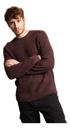 Sweater Hombre Foster Grecas Lavado               