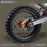 Calcos Llantas Dr350 Dr 350 Enduro Cross