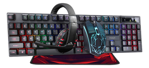 Kit Gamer Teclado Teclas Retroiluminadas Mouse Gamer Tun