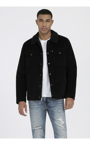 Chaqueta Hombre Regular Fit Giii Negro Levis 59491-0330