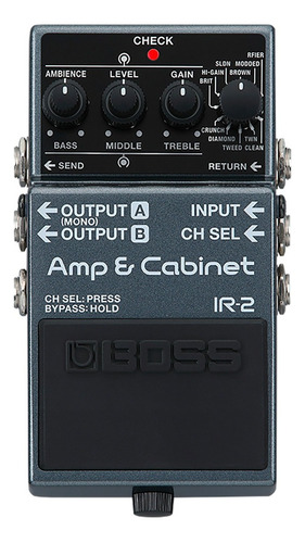 Boss Ir-2 Amp&cabinet Pedal Compacto Simulador Como Nuevo. 