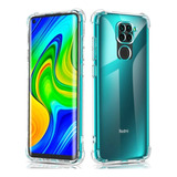 Carcasa Para Xiaomi Redmi Note 9 Transparente Antigolpe