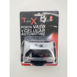 Porta Vaso Y Celular Tunix Automotriz Universal Po-57 