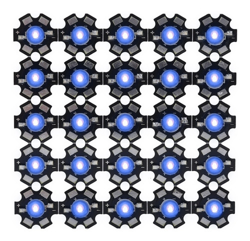 Uv Led Chips Axd-3w Lámpara Púrpura De Alta Potencia Perlas