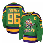 Jersey Hockey Anaheim Migthy Ducks Charlie Conway Patos S-xl