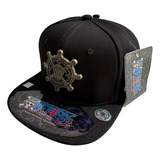 Gorra Original One Piece Placa Metalica Calavera 8 Circ Algo