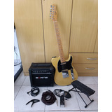 Guitarra Tagima Tw55 + Amplificador Borne Strike G30 + Pedal