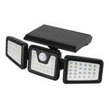 Luminario Solar Led 700 Lm C/sensor De Mov. Volteck Arb-801l Color Negro