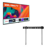 Smart Tv Onn 100012589 32  + Soporte Y Organizador De Cables