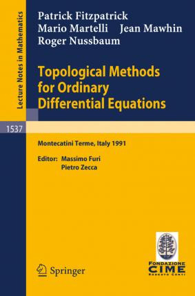 Libro Topological Methods For Ordinary Differential Equat...