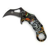 Faca Karambit Cs Go Hawk Combate Tática X73 Dragão Caveira