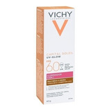 Protetor Solar Vichy Uv-glow Média Negra Fps 60 40g