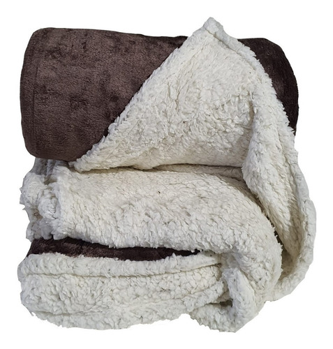 Cobertor Casal Manta Microfibra E Sherpa 2,20 X 1,80 Quarto