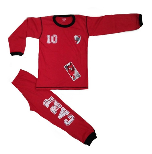 Pijama Jersey River Plate Oficial Equipo Futbol Niño 12al16