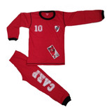 Pijama Jersey River Plate Oficial Equipo Futbol Niño 12al16