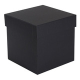 Caixa De Presente Rigida  | Preto - 20x20x20 Cm 