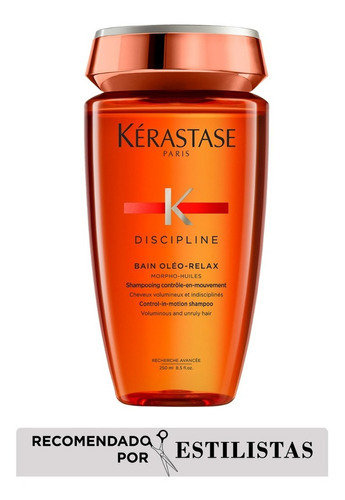  Shampoo Kérastase Discipline Bain Oléo-relax Hidratación Anti Frizz 250 Ml